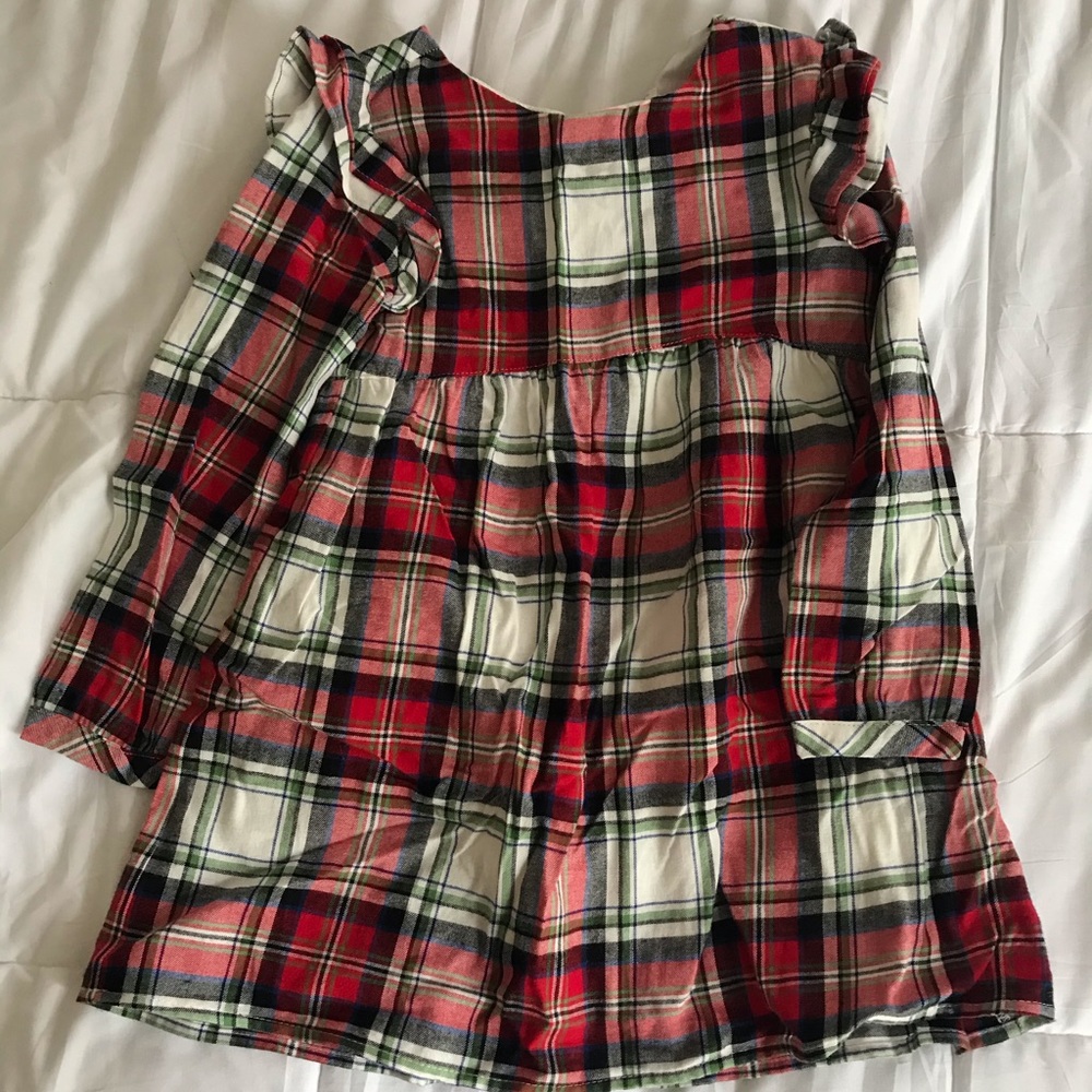 Cat and Jack Gorgeous like new Christmas plaid dress - Picture 5 of 8